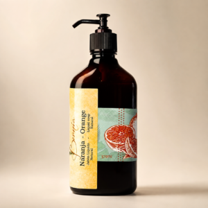 Jabón Líquido Natural Bernia Naranja 370 ml